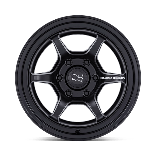 16X8 Black Rhino Hard Alloys SHOGUN MATTE BLACK 6X139.7
