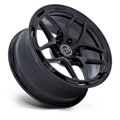 18X8 Black Rhino Hard Alloys STALLBERG GLOSS BLACK 5X130
