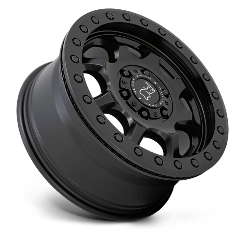 17X8 Black Rhino Hard Alloys VENTURE BEADLOCK MATTE BLACK 6X130
