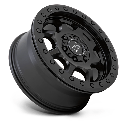 17" Black Rhino Hard Alloys VENTURE BEADLOCK MATTE BLACK 6X130