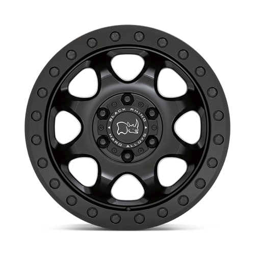 17X8 Black Rhino Hard Alloys VENTURE BEADLOCK MATTE BLACK 6X130