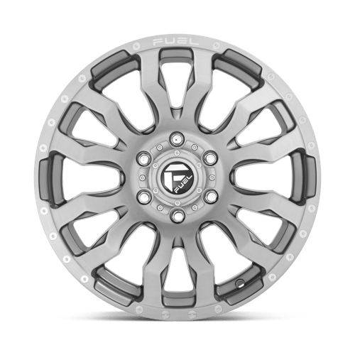 20X10 Fuel 1PC D693 BLITZ RIMS - PLATINUM 6X135