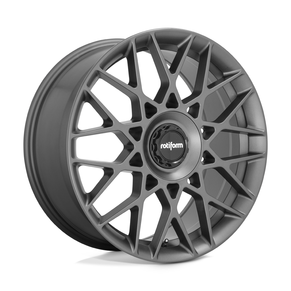 19X8.5 Rotiform R166 BLQ-C ANTHRACITE 5X108/5X114.3