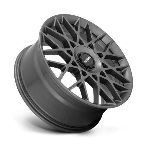 19X8.5 Rotiform R166 BLQ-C ANTHRACITE 5X112