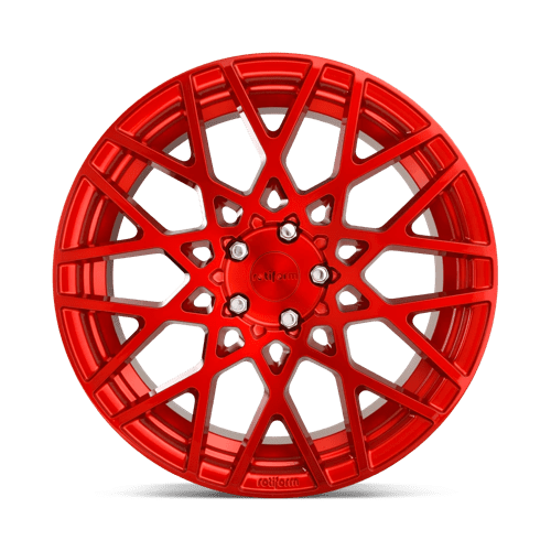 19X8.5 Rotiform R109 BLQ CANDY RED 5X112