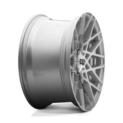 19X8.5 Rotiform R110 BLQ GLOSS SILVER MACHINED 5X112