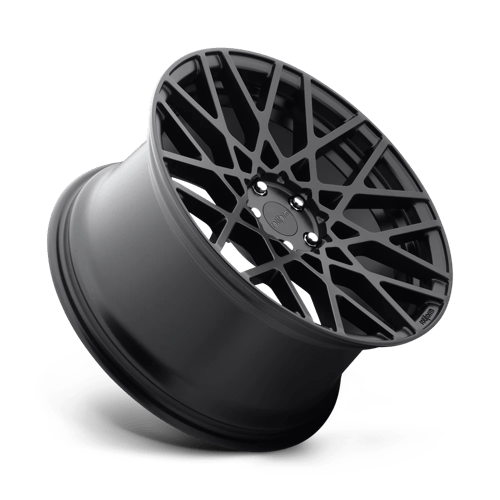 18X8.5 Rotiform R112 BLQ MATTE BLACK 5X100