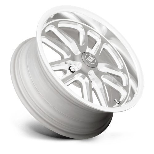 17X7 US Mag 1PC U130 BULLET TEXTURED GUNMETAL W/ MILL EDGE 5X120.65