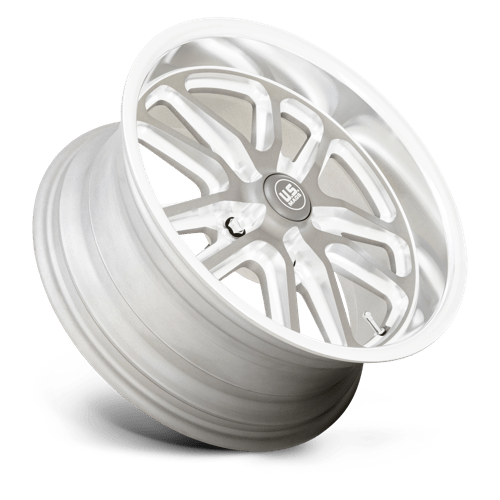 18X9.5 US Mag 1PC U130 BULLET TEXTURED GUNMETAL W/ MILL EDGE 5X114.3