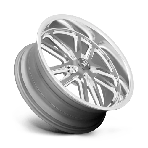 20X9.5 US Mag 1PC U130 BULLET TEXTURED GUNMETAL W/ MILL EDGE 5X114.3