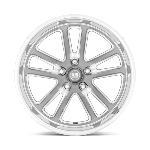 20X8 US Mag 1PC U130 BULLET TEXTURED GUNMETAL W/ MILL EDGE 5X127