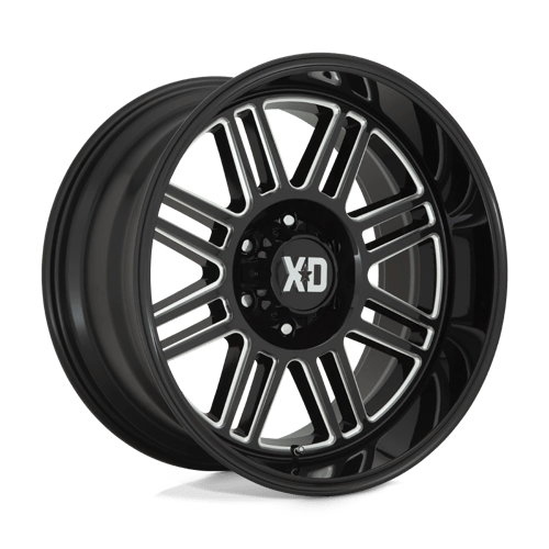 20X10 XD XD850 CAGE GLOSS BLACK MILLED 6X139.7