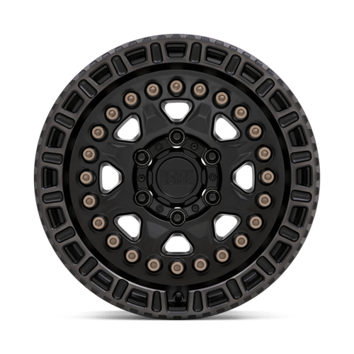 20" Black Rhino Hard Alloys CARBINE MATTE BLACK W/ MACH TINT RING 6X139.7