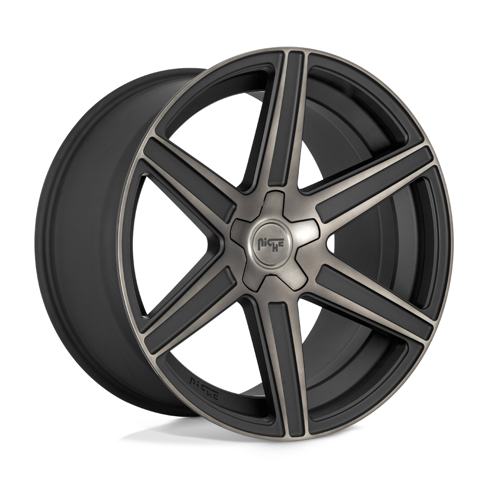 20X10.5 Niche 1PC M236 CARINA MATTE MACH DOUBLE DARK TINT 5X112