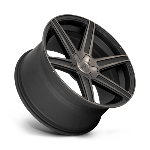 24X10 Niche 1PC M236 CARINA MATTE MACH DOUBLE DARK TINT 5X139.7