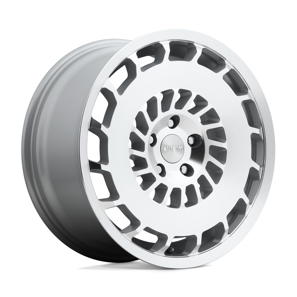 19X8.5 Rotiform R135 CCV GLOSS SILVER MACHINED 5X112