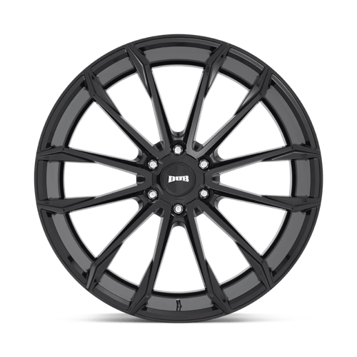 24X10 DUB 1PC S253 CLOUT GLOSS BLACK 6X135