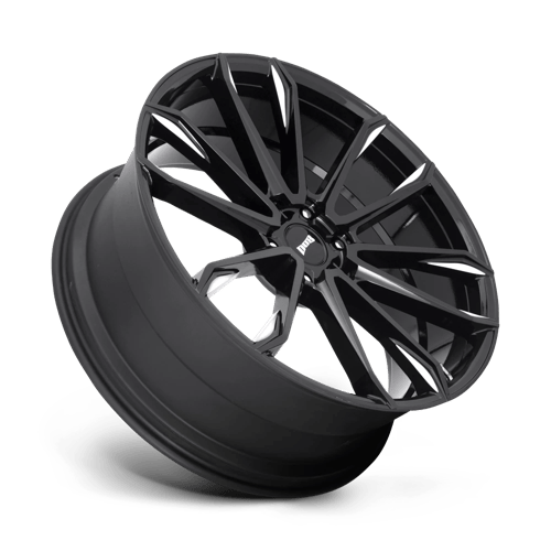 24X10 DUB 1PC S252 CLOUT GLOSS BLACK MILLED 6X139.7