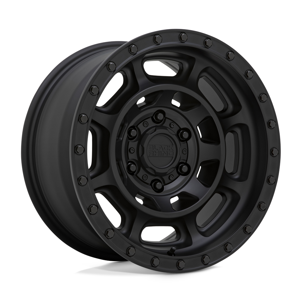 17X8.5 Black Rhino Hard Alloys CONVOY MATTE BLACK 6X139.7