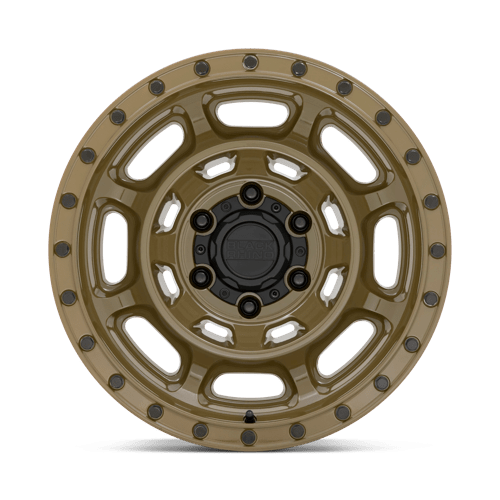 17" Black Rhino Hard Alloys CONVOY GATOR GREEN 5X127