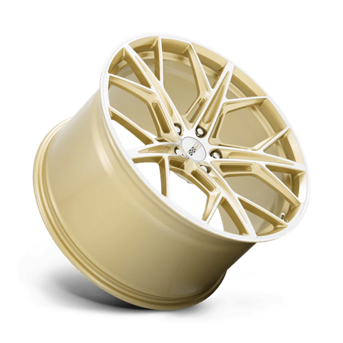 21" Cray HAMMERHEAD GLOSS GOLD W/ MIRROR CUT FACE 5X120