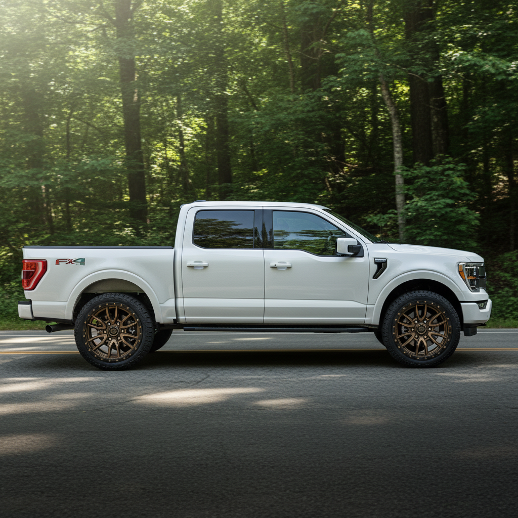 22X9 Fuel 1PC D681 REBEL RIMS - MATTE BRONZE BLACK BEAD RING 6X135
