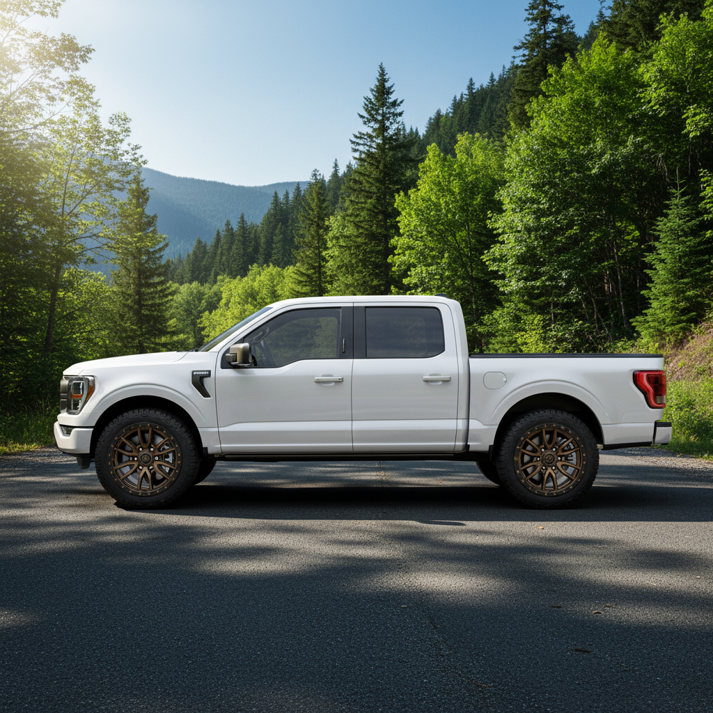 17X9 Fuel 1PC D681 REBEL RIMS - MATTE BRONZE BLACK BEAD RING 6X135