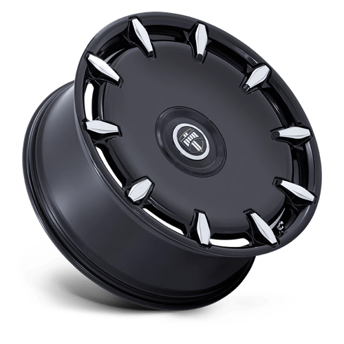24X10 DUB 1PC DC271 CHEEF GLOSS BLACK MILLED BLANK