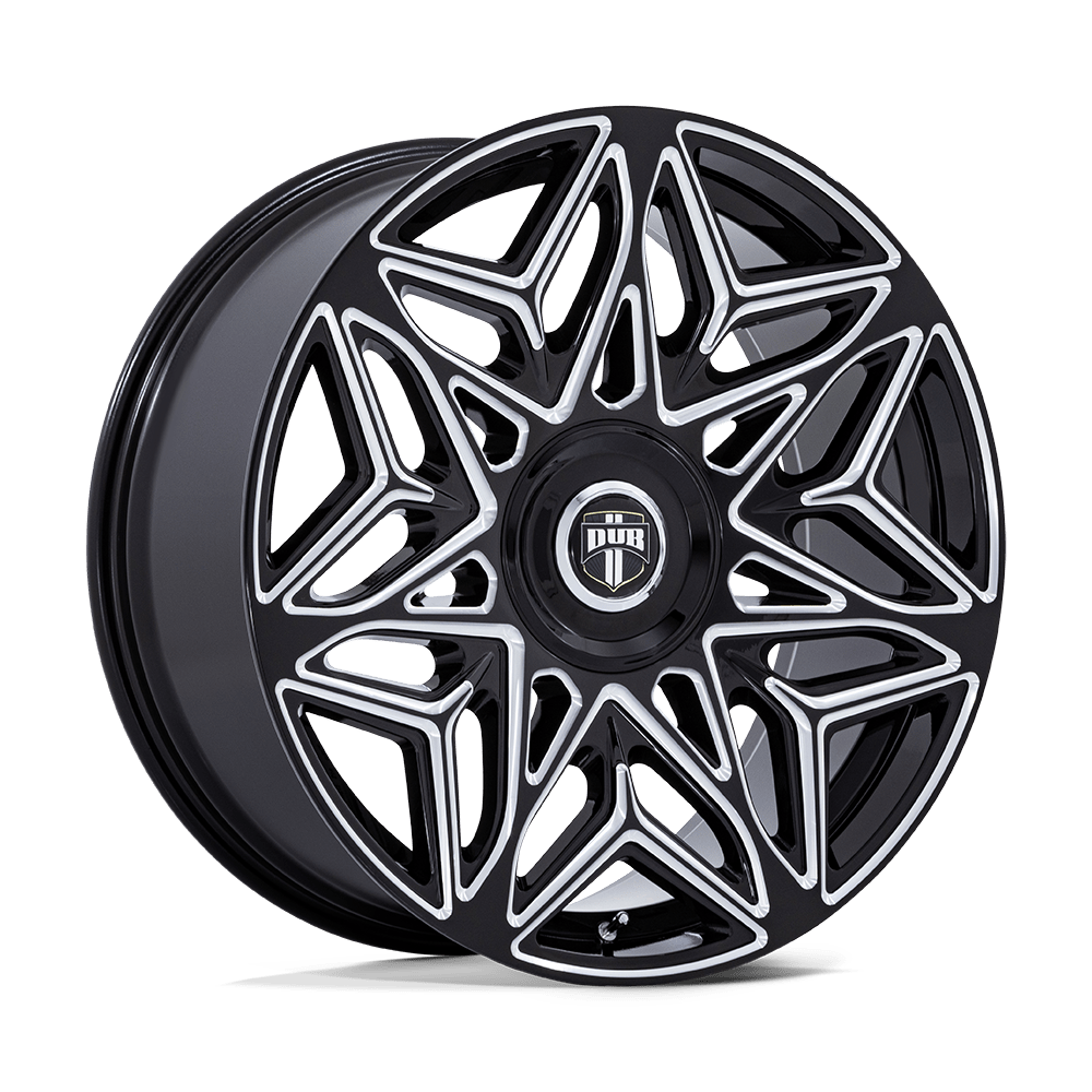 22X9 DUB 1PC DC274 ANOMALY GLOSS BLACK MILLED BLANK