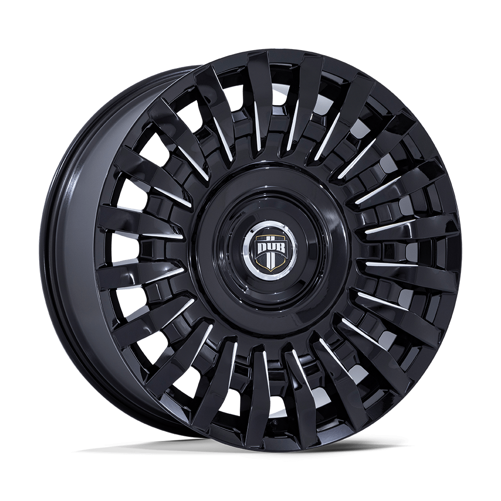22X9 DUB 1PC DC272 HONCHO GLOSS BLACK MILLED 5X108/5X114.3