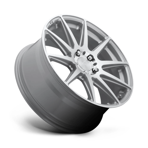 18X8 Niche 1PC M146 ESSEN GLOSS SILVER MACHINED 5X120