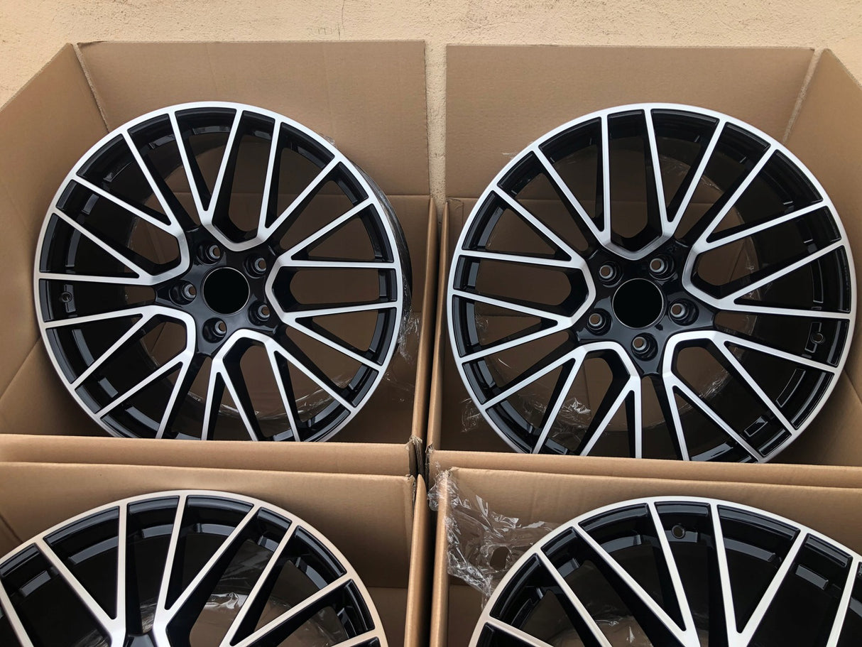 22” Rims – Made to Fit Porsche Cayenne Cayenne E-Hybrid Cayenne S Cayenne GTS Cayenne Turbo Cayenne Turbo S E-Hybrid | OE Style | 2020–2026 | 22x10/11 Wheels Brand New – Model 46
