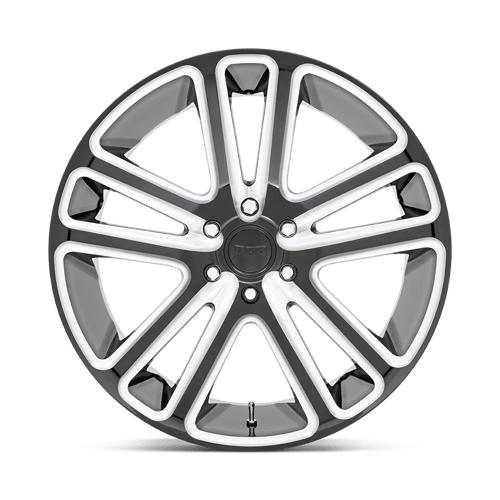 24X10 DUB 1PC S255 FLEX GLOSS BLACK MILLED 5X127