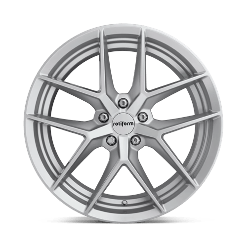 18X8.5 Rotiform R133 FLG GLOSS SILVER 5X108