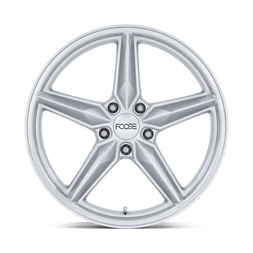 19X9.5 Foose 1PC F174 CF8 GLOSS SILVER 5X120
