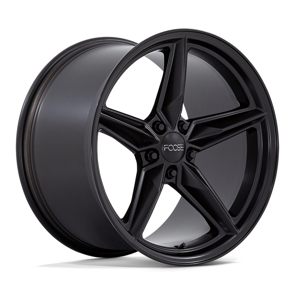 19X9.5 Foose 1PC F175 CF8 MATTE BLACK 5X120