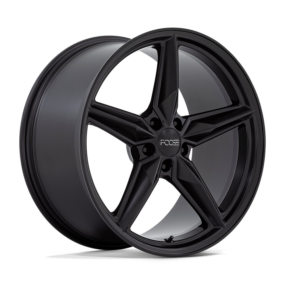 20X10 Foose 1PC F175 CF8 MATTE BLACK 5X114.3