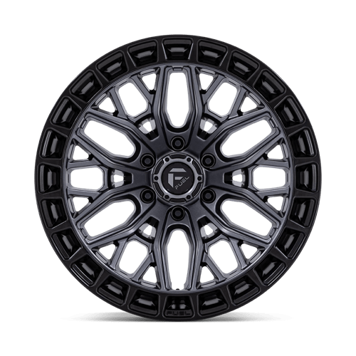 22X9.5 Fuel 1PC FC869 SIGMA RIMS - MATTE GUNMETAL W/ M-BLK LIP 6X139.7