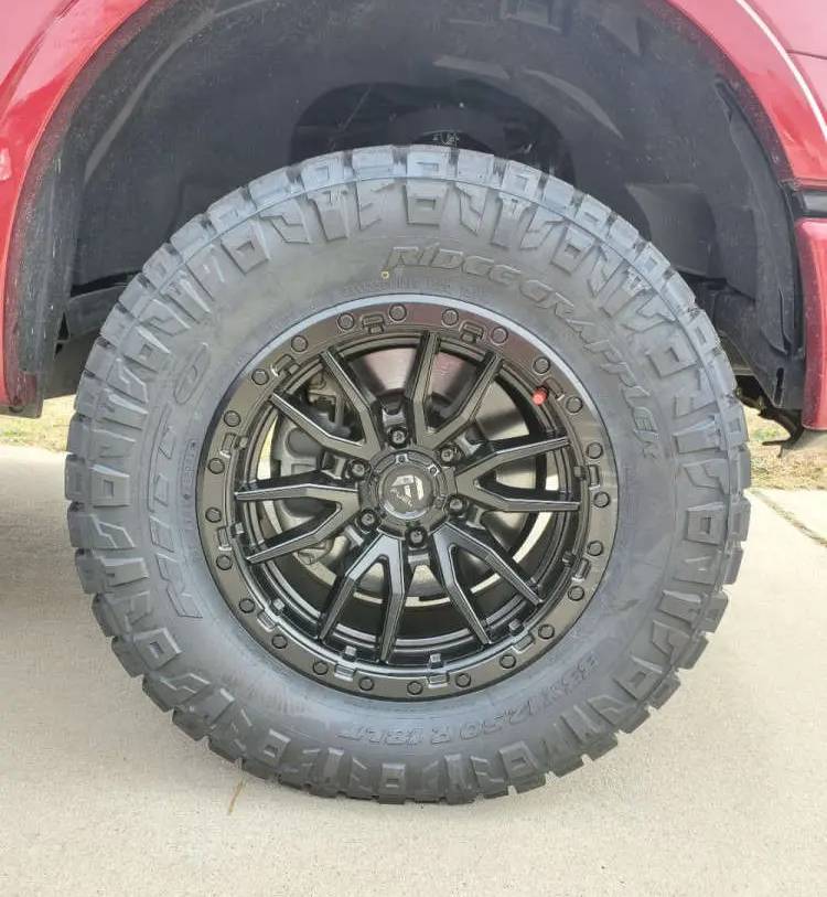 17X9 Fuel 1PC D679 REBEL RIMS - MATTE BLACK 6X139.7