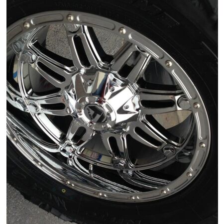 20X10 Fuel 1PC D530 HOSTAGE RIMS - CHROME PLATED 6X135/6X139.7