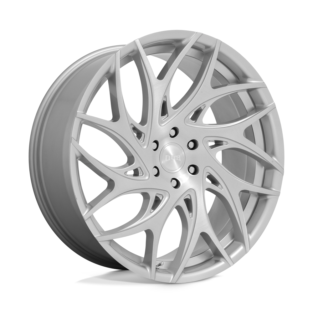 20X9 DUB 1PC S261 G.O.A.T. SILVER BRUSHED FACE 5X114.3