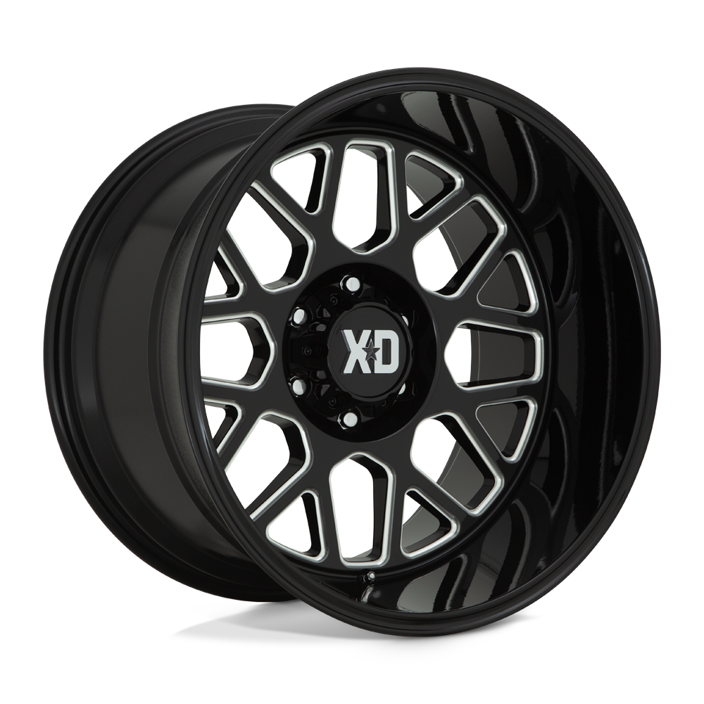 20X10 XD XD849 GRENADE II GLOSS BLACK MILLED 6X135