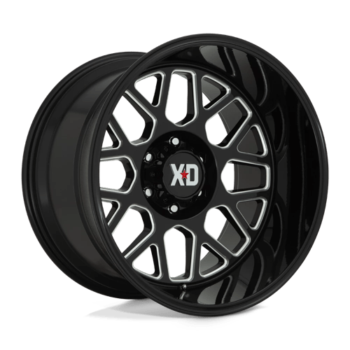 20X10 XD XD849 GRENADE II GLOSS BLACK MILLED 6X135