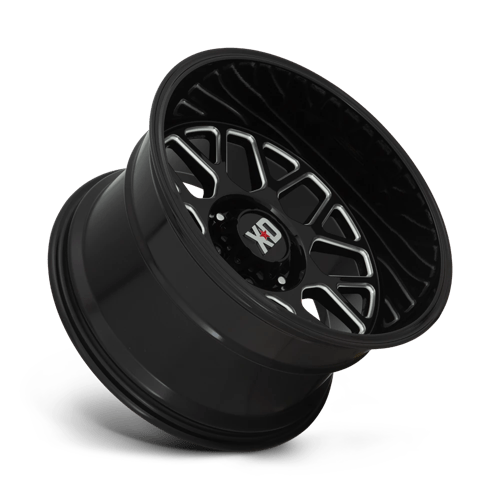 20X10 XD XD849 GRENADE II GLOSS BLACK MILLED 6X139.7