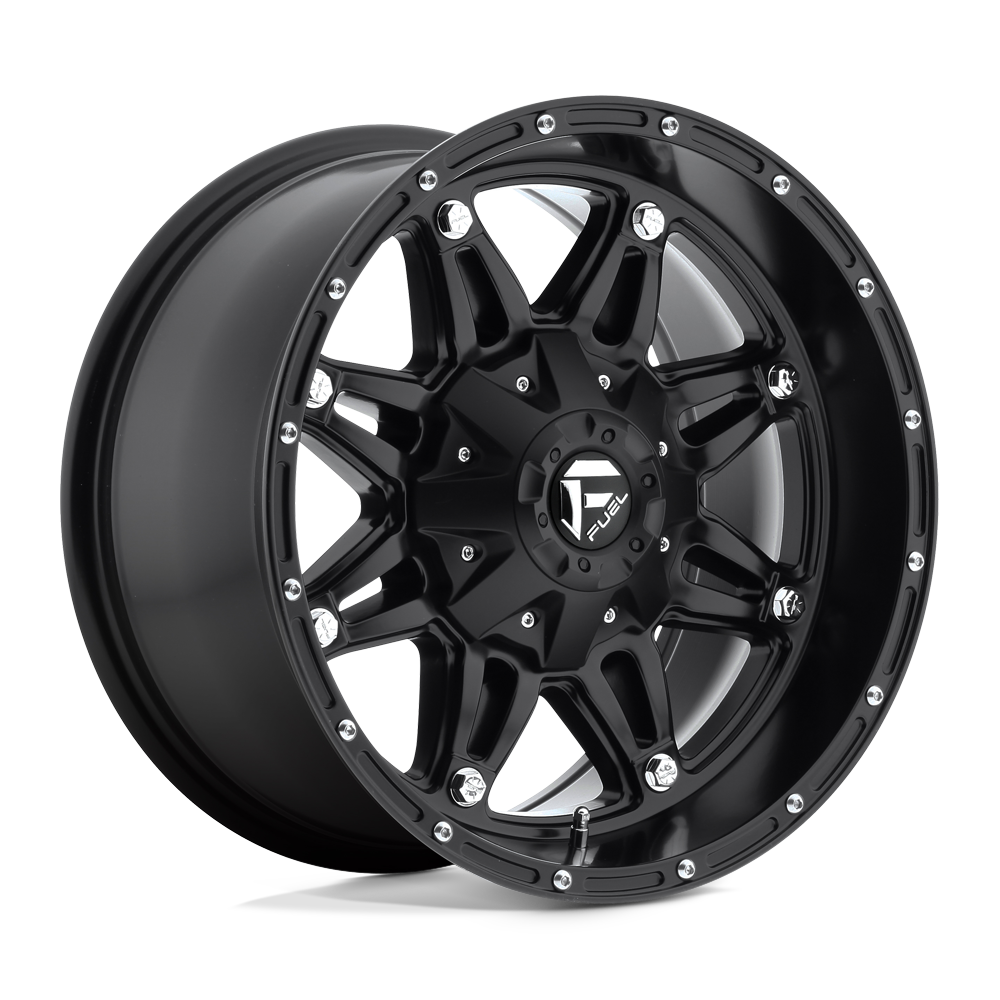 17X9 Fuel 1PC D531 HOSTAGE RIMS - MATTE BLACK 6X135/6X139.7