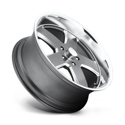 20X9.5 US Mag 1PC U118 HUSTLER MATTE GUN METAL 5X127