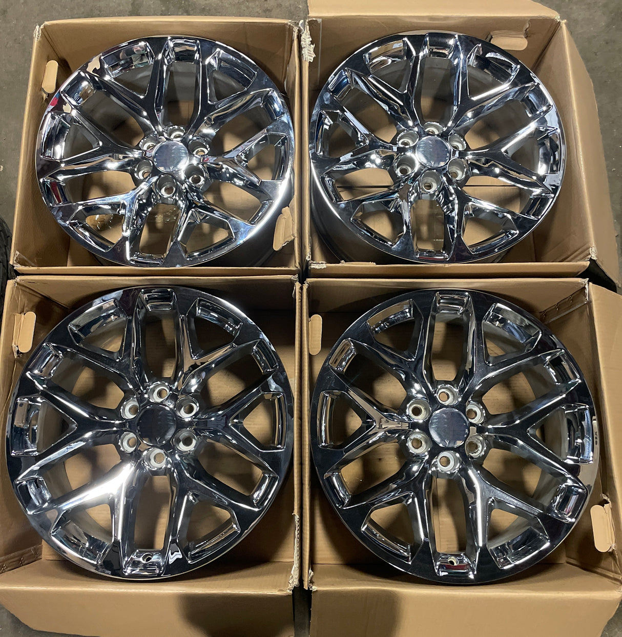 20” Rims – Made to Fit GMC Sierra 1500 | OE Style | 2007 2008 2009 2010 2011 2012 2013 2014 2015 2016 2017 2018 2019 2020 2021 2022 2023 2024 2025 20x9 Wheels Brand New – Model 13