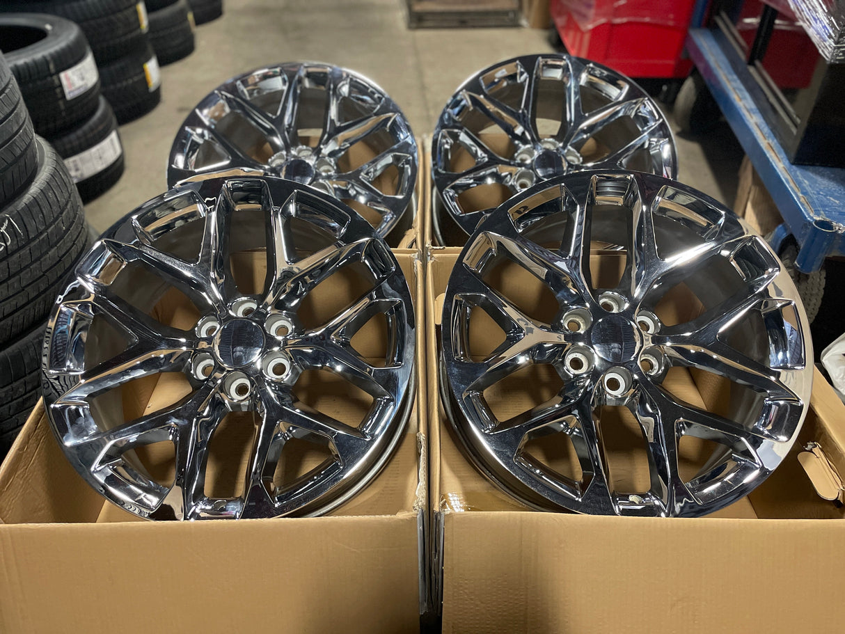 20” Rims – Made to Fit GMC Sierra 1500 | OE Style | 2007 2008 2009 2010 2011 2012 2013 2014 2015 2016 2017 2018 2019 2020 2021 2022 2023 2024 2025 20x9 Wheels Brand New – Model 13
