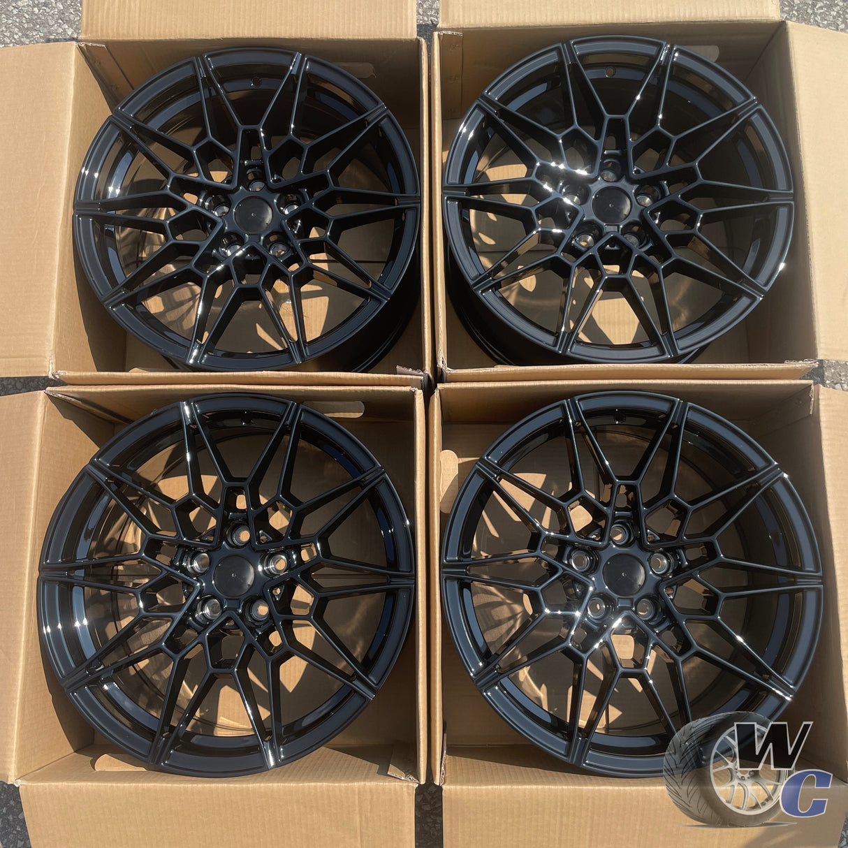 19” Wheels Fit BMW 6 Series 2018–2020 | Factory Style Rims | Gloss Black | Staggered Set of 4