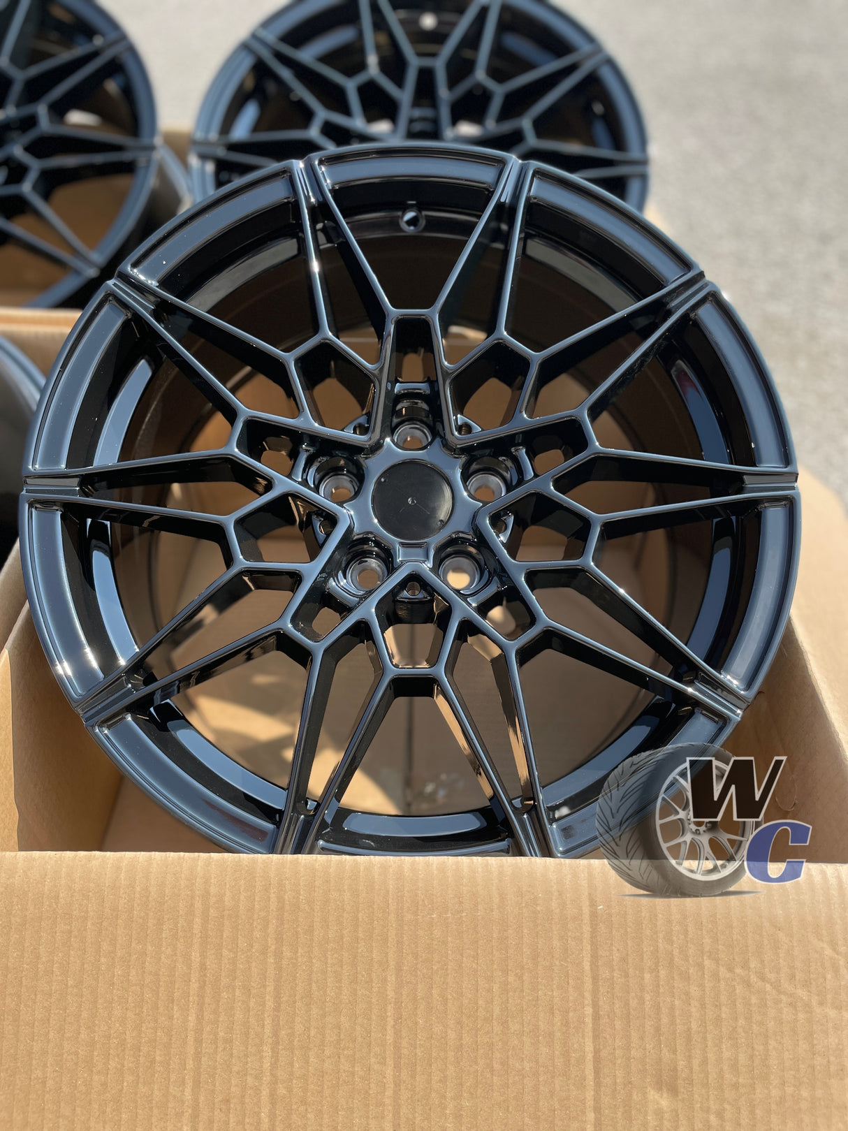 19” Wheels Fit BMW 7 Series 2016–2025 | Factory Style Rims | Gloss Black | Staggered Set of 4
